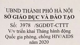 Triển khai tháng hành động Quốc gia phòng, chống HIV/AIDS năm 2020
