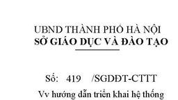 Công văn hướng dẫn triển khai hệ thống  phòng ngừa bạo lực học đường