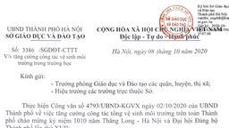 Tăng  cường công tác vệ sinh môi trường trong trường học