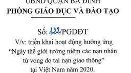 Triển khai hoạt động hưởng ứng "Ngày thế giới tưởng niệm các nạn nhân tử vong do tai nạn giao thông" tại việt nam 2020
