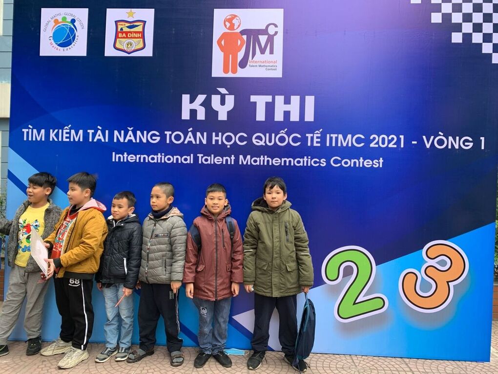 Thông báo kết quả thi vòng 1 “Kỳ thi Tìm kiếm Tài năng Toán học Quốc tế ITMC 2021” của học sinh Trường Tiểu học Kim Đồng