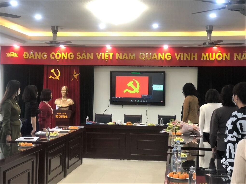 Lễ kết nạp Đảng viên của Chi bộ trường Tiểu học Kim Đồng