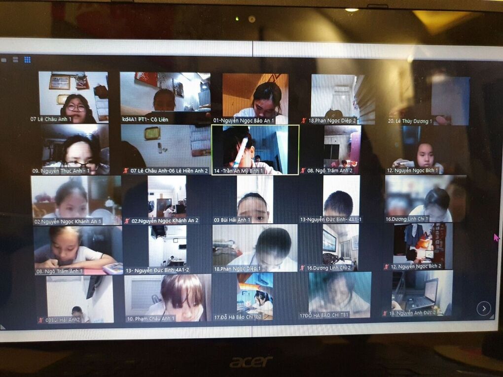 Trường Tiểu học Kim Đồng tổ chức thành công bài kiểm tra trực tuyến cho học sinh khối 3,4,5