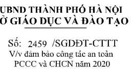 Đảm bảo công tác an toàn PCCC và CHCN năm 2020