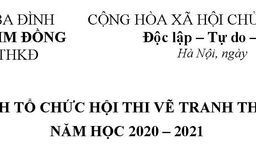 KẾ HOẠCH TỔ CHỨC HỘI THI VẼ TRANH THEO SÁCH NĂM HỌC 2020 – 2021