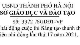 Phát động cuộc thi Sáng tạo thanh thiếu niên nhi đồng lần thứ 17 năm 2021