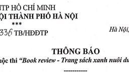 Trường TH Kim Đồng Thông báo giải Book Review