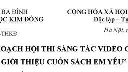 KẾ HOẠCH HỘI THI SÁNG TÁC VIDEO CLIP  “GIỚI THIỆU CUỐN SÁCH EM YÊU”