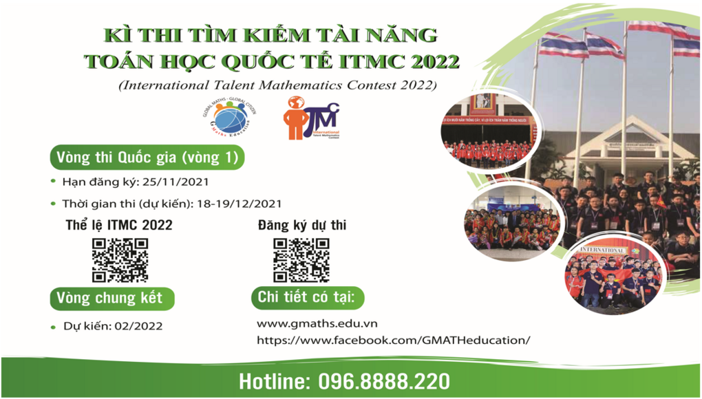Trường Tiểu học Kim Đồng thông tin Kỳ thi " Tìm kiếm tài năng Toán học  Quốc tế ITCMC 2022"