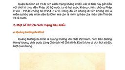 Lịch sử quận Ba Đình - Bài 2 Di tích Cách mạng kháng chiến