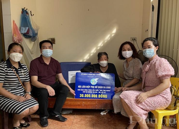 Nhân kỷ niệm 74 năm ngày Thương binh - Liệt sỹ (27/7/1947-27/7/2021) Hội LHPN quận Ba Đình: Tổ chức nhiều hoạt động "Đền ơn đáp nghĩa"