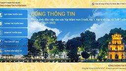 Trường Tiểu học Kim Đồng hướng dẫn đăng kí tuyển sinh trực tuyến vào lớp 1 năm học 2021 - 2022