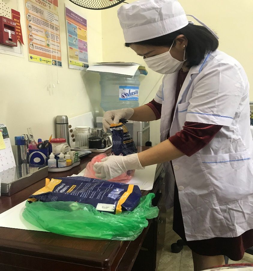 CÔNG TÁC PHÒNG CHỐNG BỆNH TAY CHÂN MIỆNG Ở LỚP 1A3