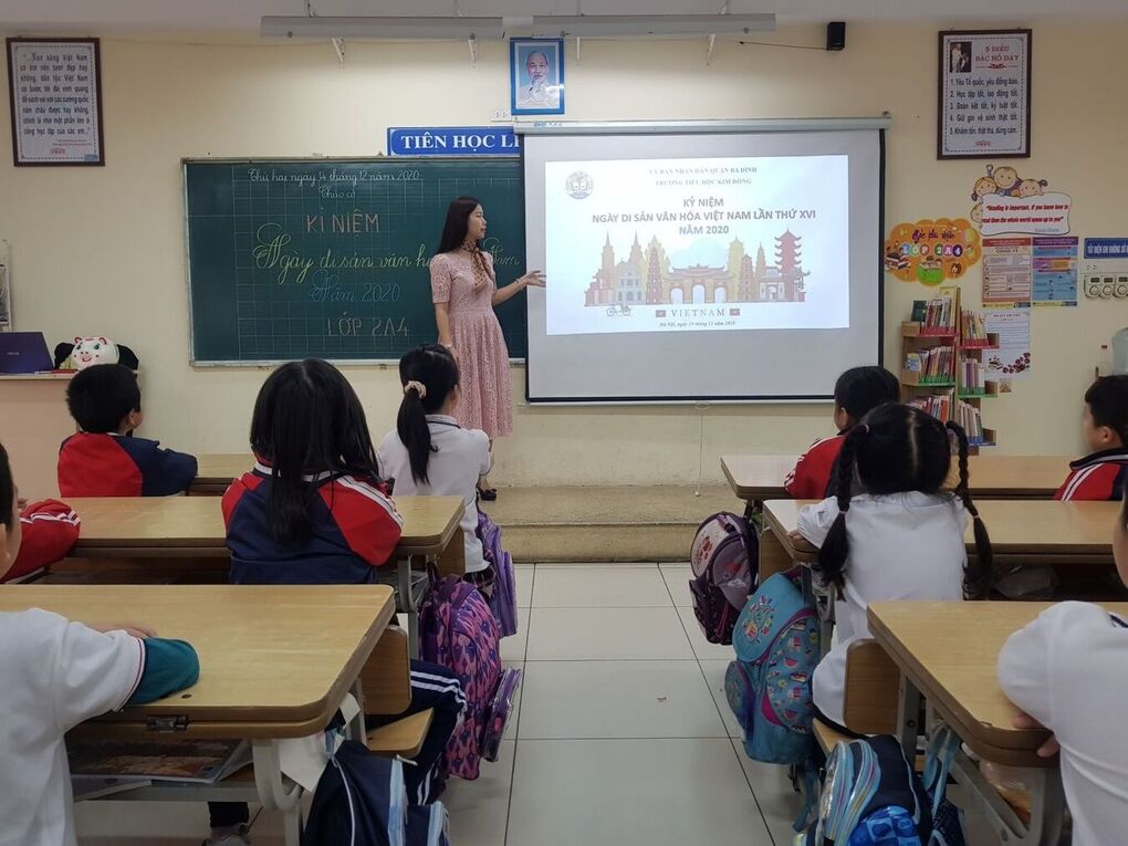 Trường Tiểu học Kim Đồng  kỷ niệm Ngày Di sản Văn hóa Việt Nam lần thứ XVI năm 2020