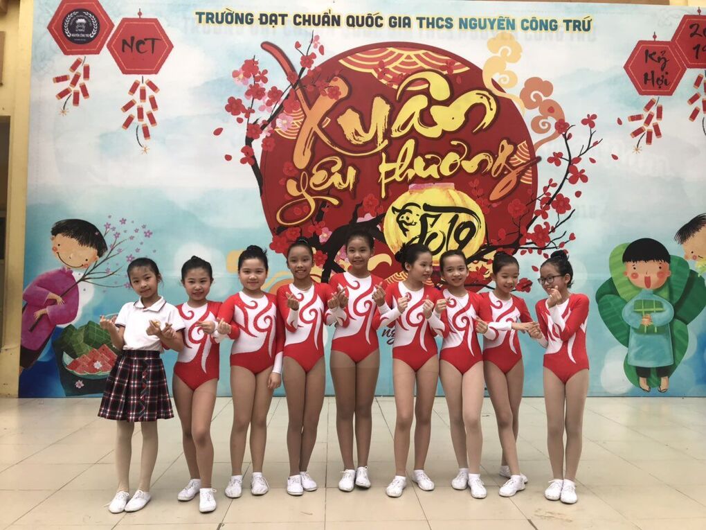 TRƯỜNG TIỂU HỌC KIM ĐỒNG ĐẠT THÀNH TÍCH XUẤT SẮC TRONG HỘI THI AEROBIC CẤP QUẬN VÀ THÀNH PHỐ