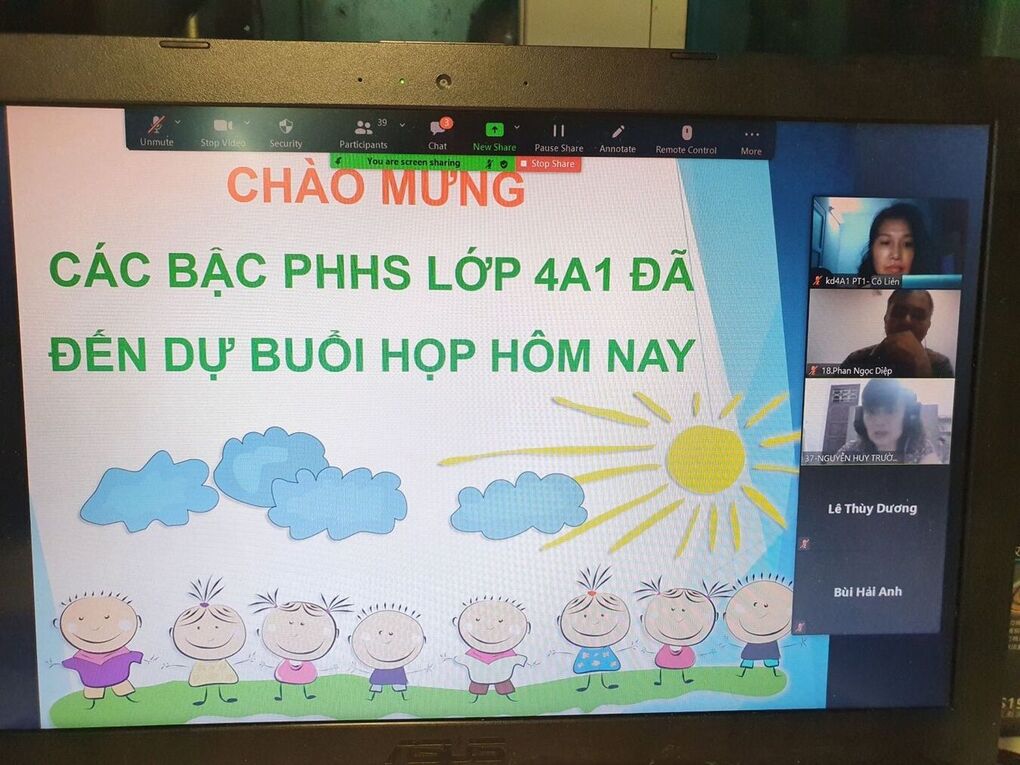 Khối 4 với buổi họp phụ huynh tổng kết một năm học đặc biệt