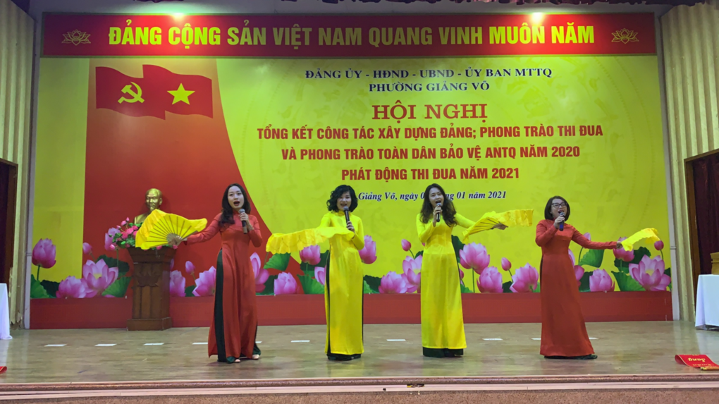 Hội nghị tổng kết công tác xây dựng Đảng; Phong trào thi đua và Phong trào toàn dân bảo vệ ANTQ năm 2020, phát động thi đua năm 2021