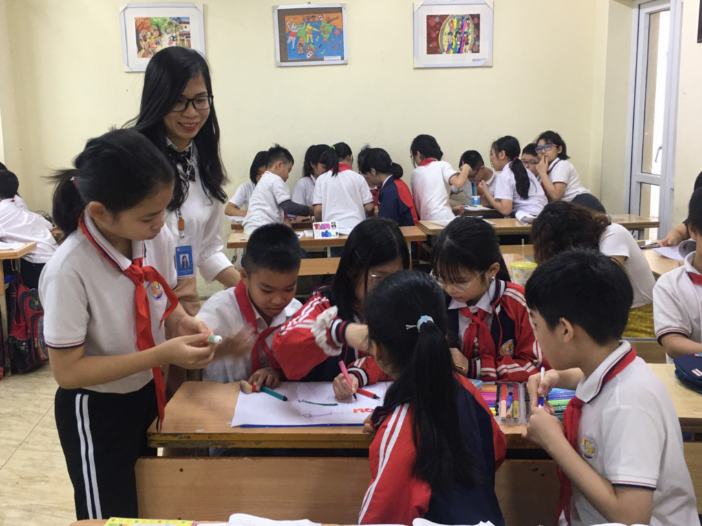 Trường tiểu học Kim Đồng phát động cuộc thi vẽ tranh “Trường học hạnh phúc” – Happy School