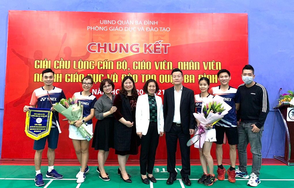 Tiểu học Kim Đồng  đạt thành tích cao trong giải cầu lông ngành giáo dục Ba Đình năm 2021