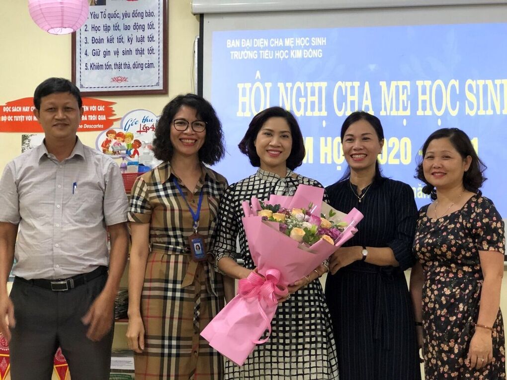 Hội nghị cha mẹ học sinh trường Tiểu học Kim Đồng Năm học 2020 - 2021