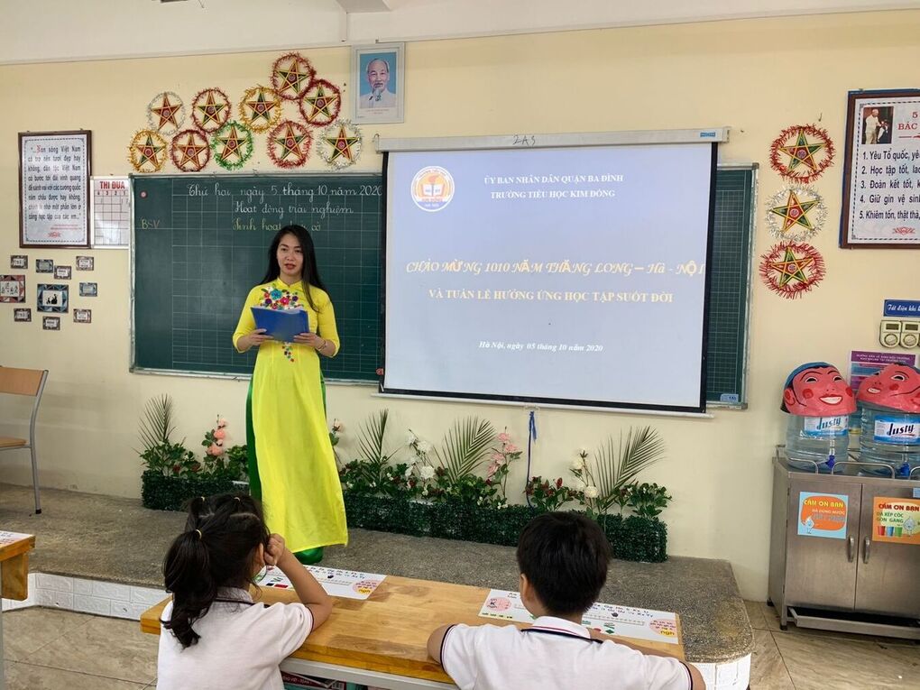 Thầy trò trường Tiểu học Kim Đồng hân hoan chào đón “Tuần lễ hưởng ứng học tập suốt đời”