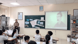 Tiết học Tập đọc đầy lí thú với lớp 4A2