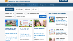 Tra cứu bài giảng trực tuyến trên hệ thống học liệu HanoiStudy