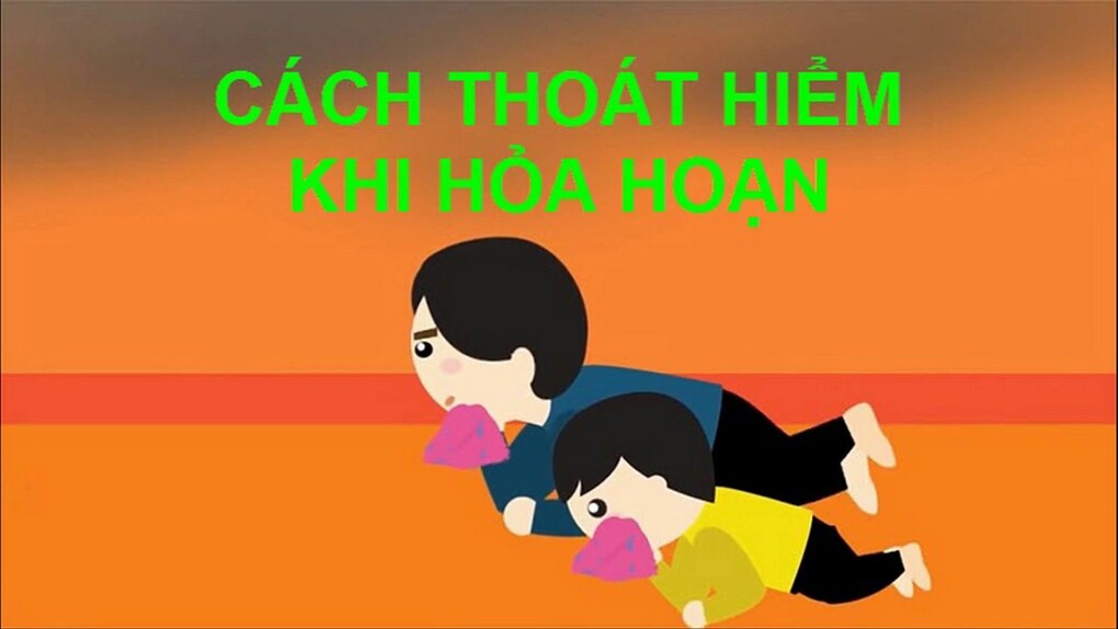 Hướng dẫn thoát nạn khi có tình huống cháy nổ