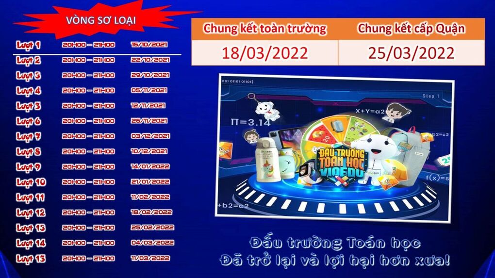 Phòng GDĐT quận Ba Đình triển khai cuộc thi Đấu trường Toán học năm học 2021-2022
