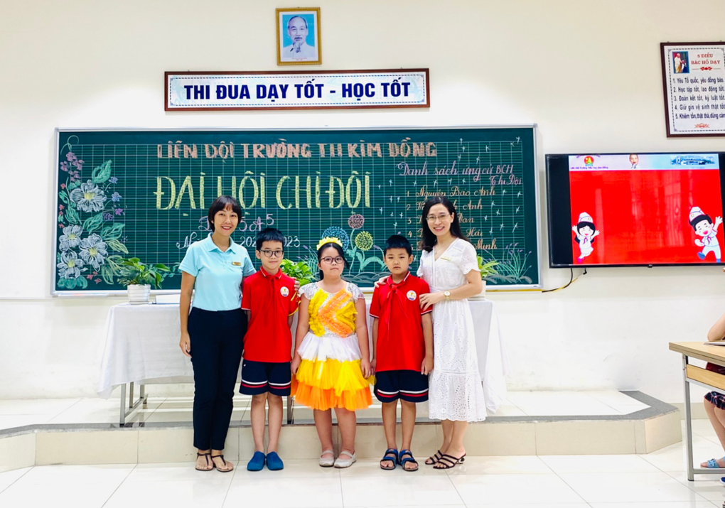 Liên đội Tiểu học Kim Đồng tổ chức thành công Đại hội chi đội mẫu năm học 2022-2023