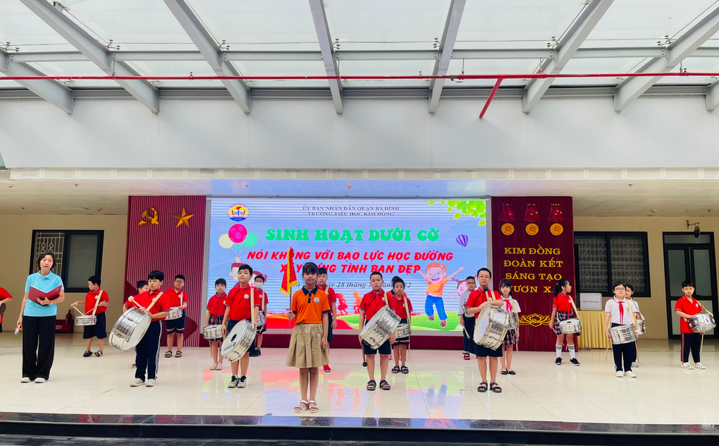 Sinh hoạt dưới cờ - Hoạt động mang nhiều ý nghĩa giáo dục