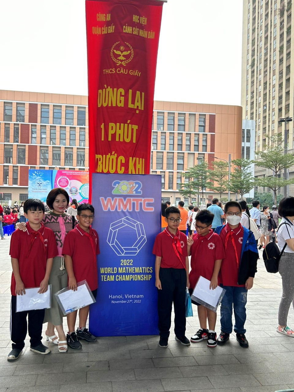 Học sinh Trường Tiểu học Kim Đồng tự tin toả sáng trong Kì thi  “Vô địch các đội tuyển Toán thế giới” WMTC 2022