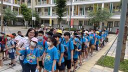 Chào mùa hè ý nghĩa của các bạn học sinh Tiểu học Kim Đồng