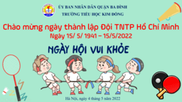 Học sinh trường Tiểu học Kim Đồng sôi nổi tham gia ngày hội vui khoẻ cấp trường