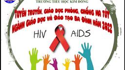 Tiết sinh hoạt dưới cờ với chủ đề “ Phòng chống ma túy”