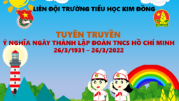 Lễ Tuyên truyền ý nghĩa Ngày thành lập Đoàn TNCS Hồ Chí Minh