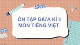 Phiếu ôn tập giữa HK2 số 2 - Môn  Tiếng Việt lớp 4