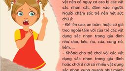 Phòng chống tai nạn thương tích cho học sinh tiểu học khi ở nhà
