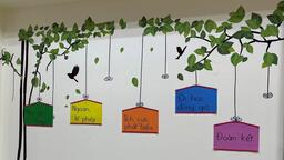 Khối 2 trường Tiểu học kim Đồng chủ động với công tác đón học sinh quay trở lại trường học