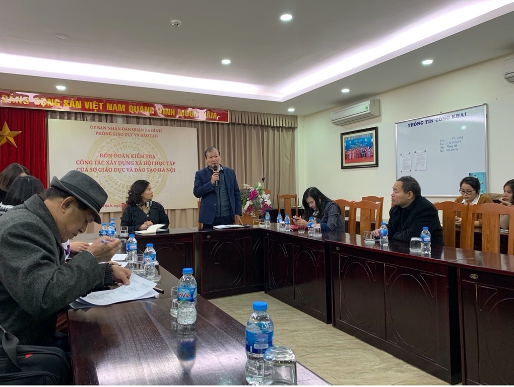 Trường Tiểu học Kim Đồng đón đoàn kiểm tra đánh giá xếp loại đơn vị học tập năm 2022 của Sở Giáo dục và Đào tạo