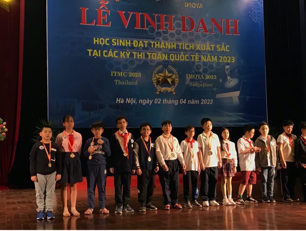 Học sinh Kim Đồng chinh phục Kỳ thi Tìm kiếm Tài năng Toán học Quốc tế ITMC