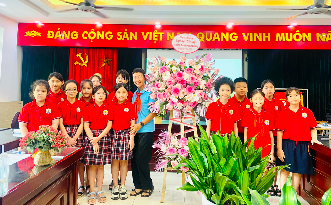 Đại hội Liên đội trường Tiểu học Kim Đồng nhiệm kì 2024-2025