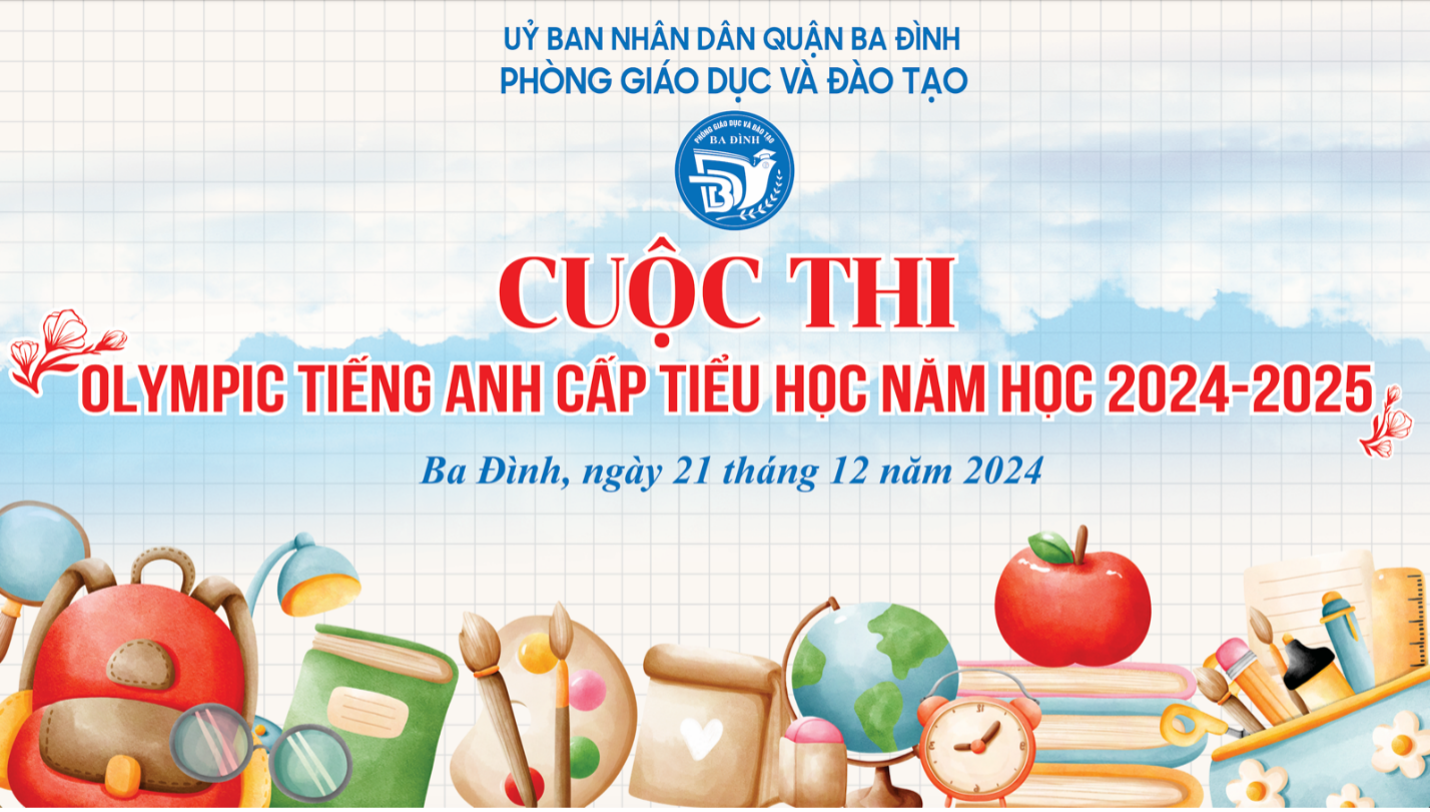 Học sinh trường Tiểu học Kim Đồng tham gia kì thi Olympic Tiếng Anh cấp Tiểu học quận Ba Đình: Sân chơi tri thức ý nghĩa
