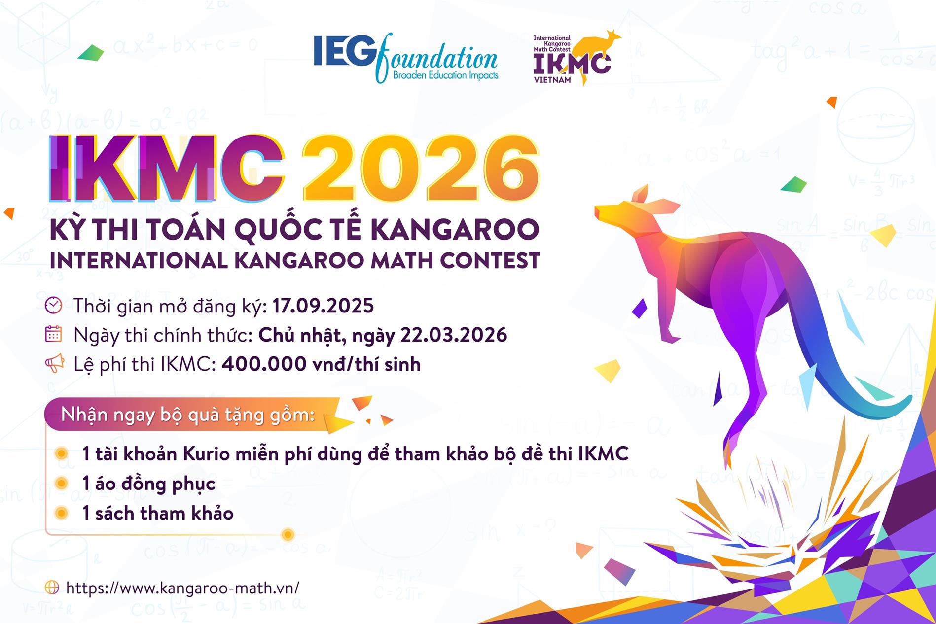 Trường Tiểu học Kim Đồng phát động cuộc thi Toán Quốc tế Kangaroo – IKMC 2026