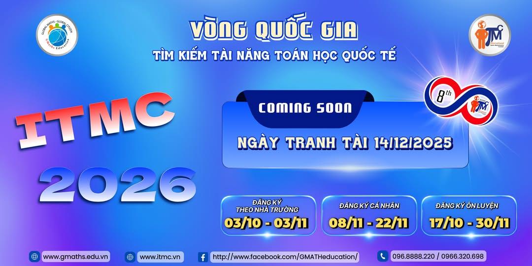 Trường Tiểu học Kim Đồng phát động kì thi “Tìm kiếm tài năng Toán học Quốc tế ITMC 2026”