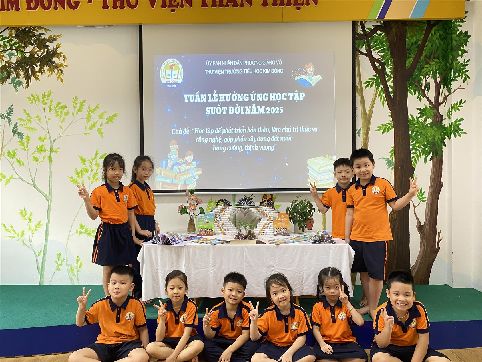 Thư viện Trường Tiểu học Kim Đồng hưởng ứng Tuần lễ học tập suốt đời năm 2025