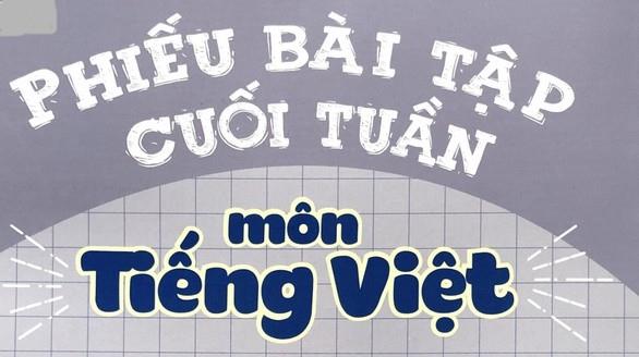 PHIẾU TIẾNG VIỆT – TUẦN 5