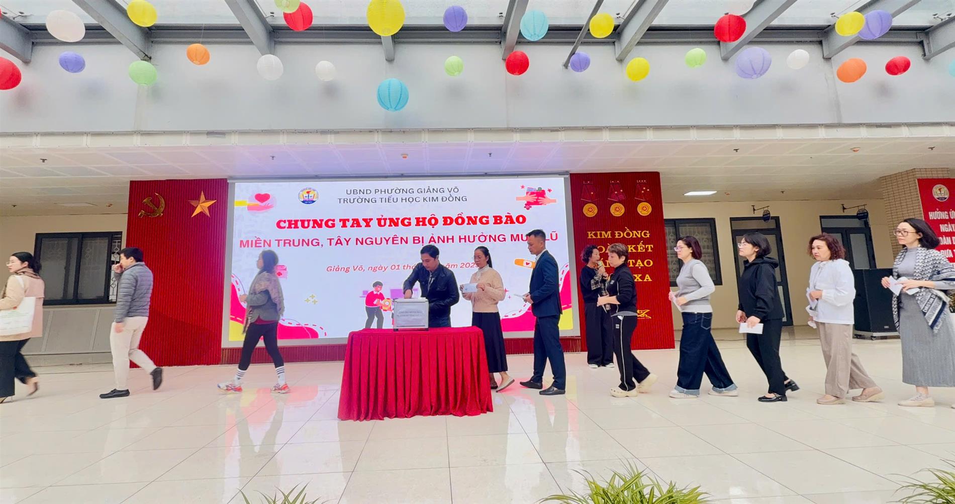 Trường Tiểu học Kim Đồng hướng về đồng bào vùng lũ, lan tỏa tinh thần sẻ chia!