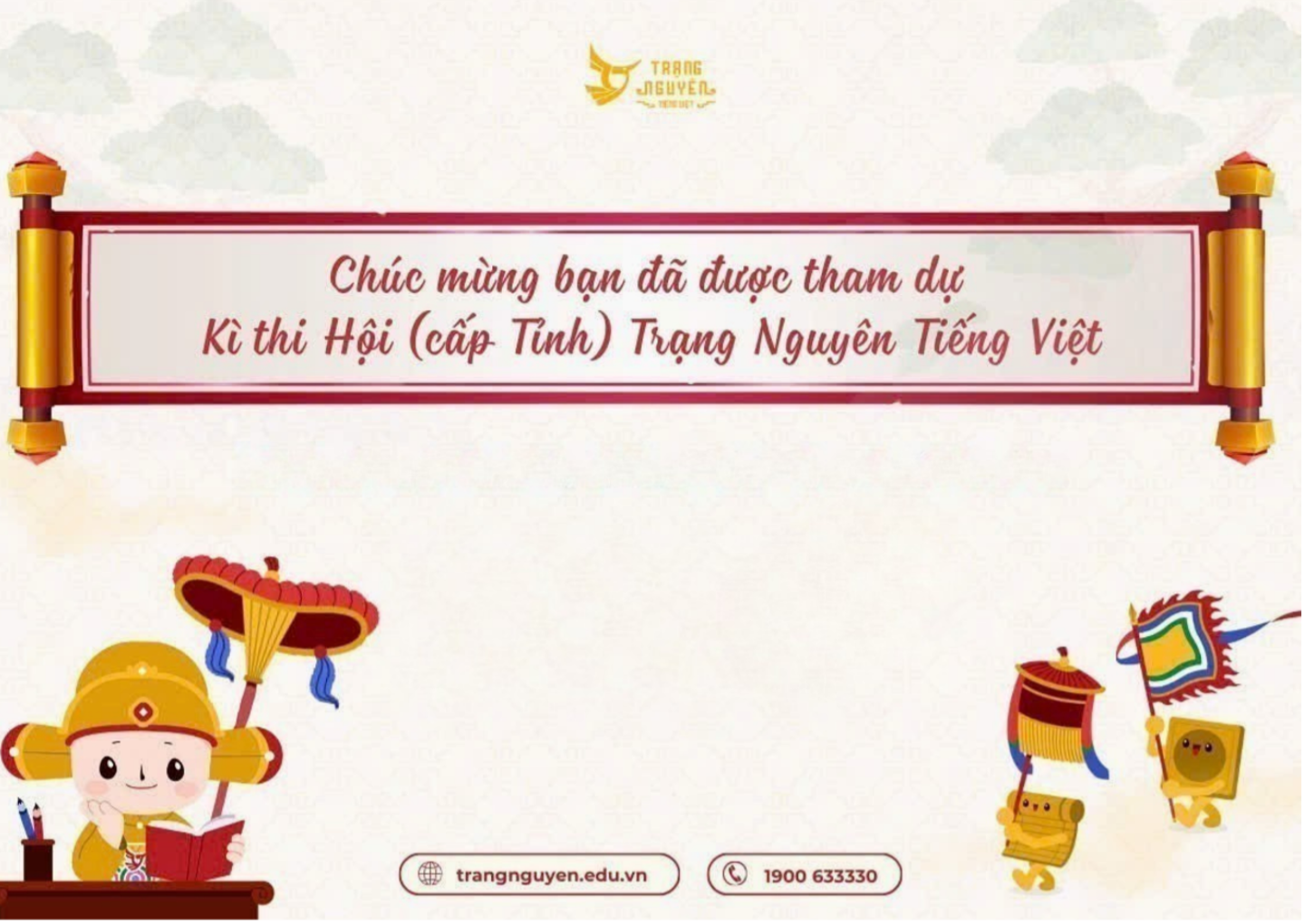 Trường Tiểu học Kim Đồng chúc mừng 146 học sinh được lựa chọn tham gia vòng thi Hội (cấp Thành phố) sân chơi giáo dục trực tuyến “Trạng Nguyên Tiếng Việt” năm học 2024-2025.