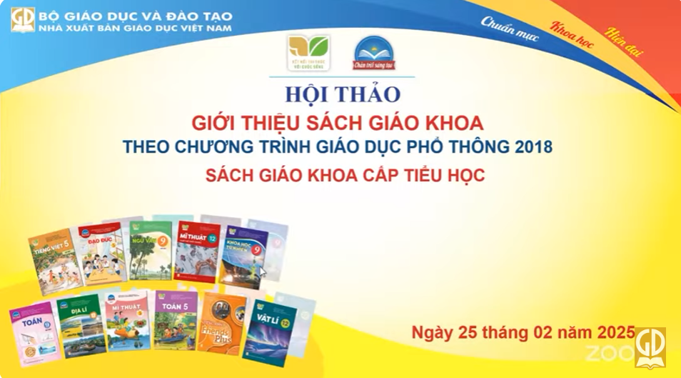 Giáo viên khối 2-3 trường Tiểu học Kim Đồng tham gia hội thảo giới thiệu SGK theo Chương trình GDPT 2018